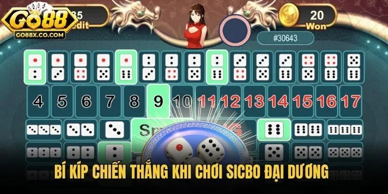Bí kíp chiến thắng khi chơi Sicbo đại dương